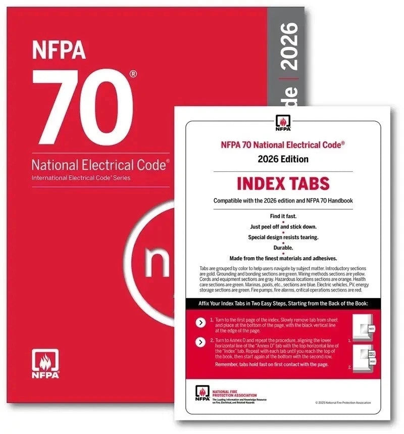 NFPA 70, National Electrical Code NEC 2026 Softbound(Paperback)