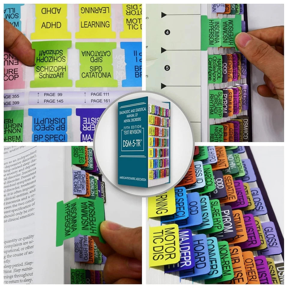Diagnostic and Statistical Manual of Mental Disorders, Fifth Edition, Text Revision (DSM-5-TR) with Tabs